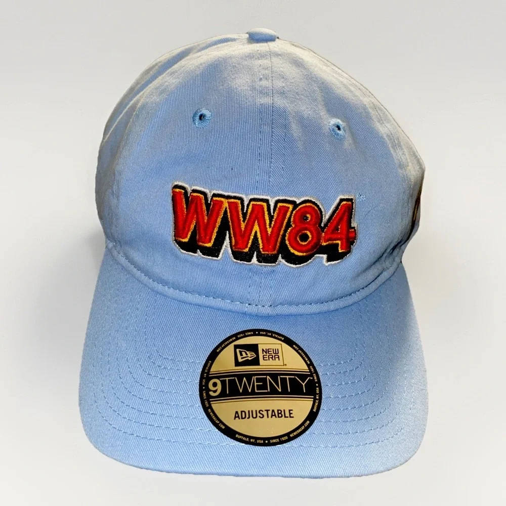 New Era Wonder Woman‎ 1984 Women's 9TWENTY Adjustable Hat Cap  One Size Blue New